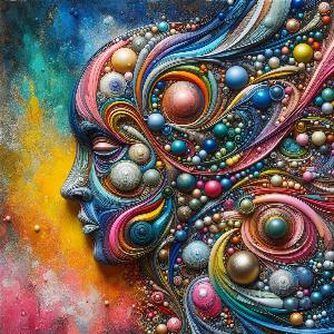 colorful abstract art with circles (13)